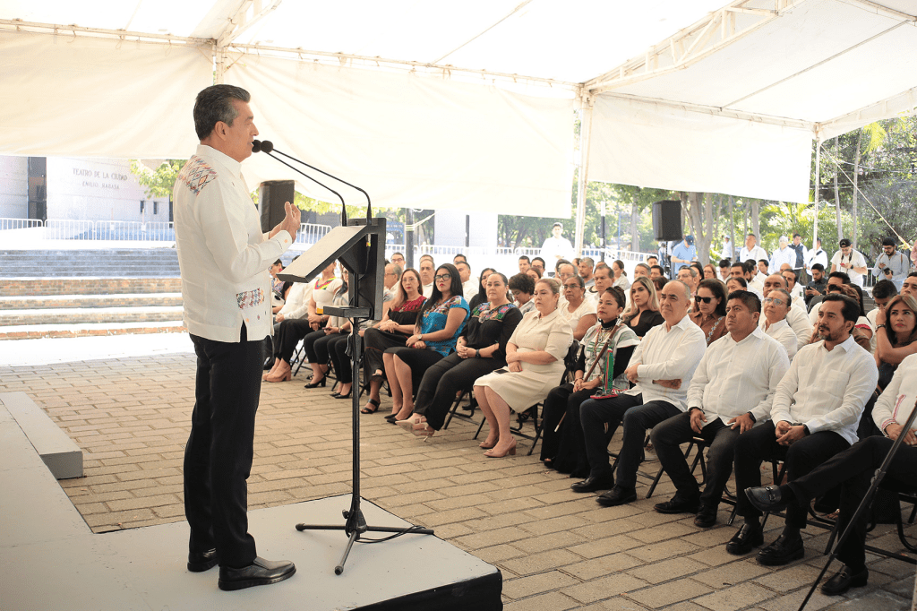 #Chiapas Conmemora #RutilioEscandón 107 Aniversario de la Promulgación de la Constitución de&nbsp;1917