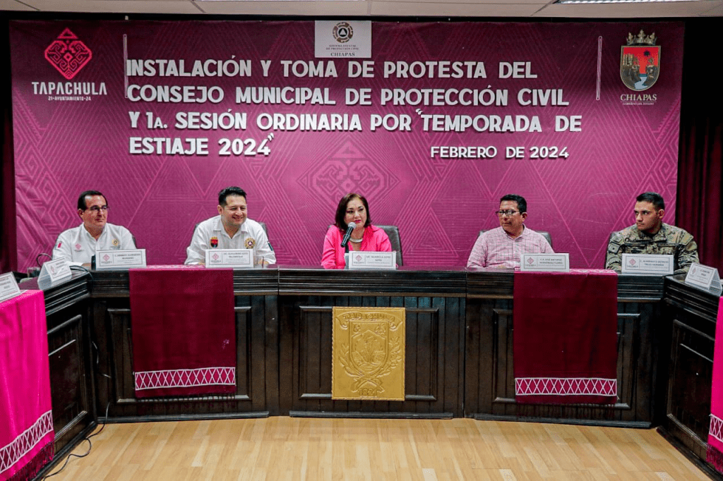 #ChiapasToman protesta integrantes del consejo municipal de #ProtecciónCivil de&nbsp;#Tapachula