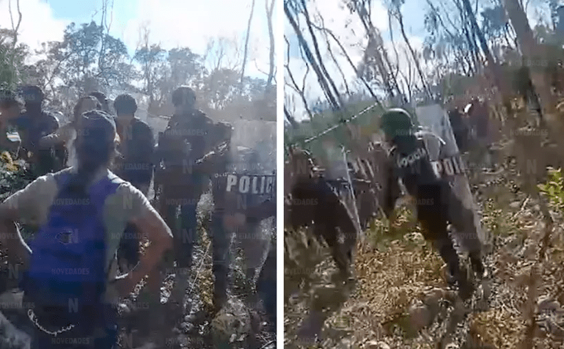 #QuintanaRoo Cumplen orden de desalojo en ejido de&nbsp;#PlayadelCarmen