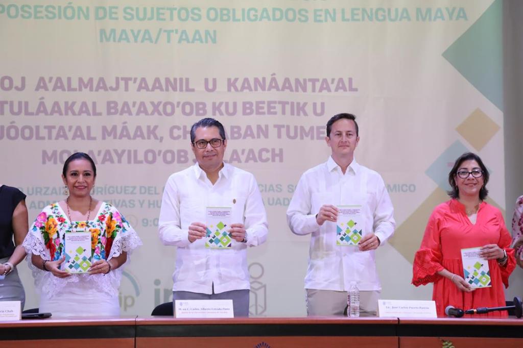 #Yucatán Presentan la Ley General de Protección de Datos Personales en Lengua&nbsp;Maya