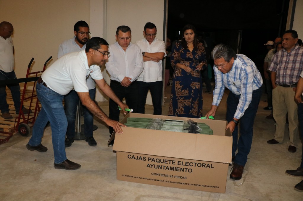 #Yucatán Llega primera remesa de material&nbsp;electoral
