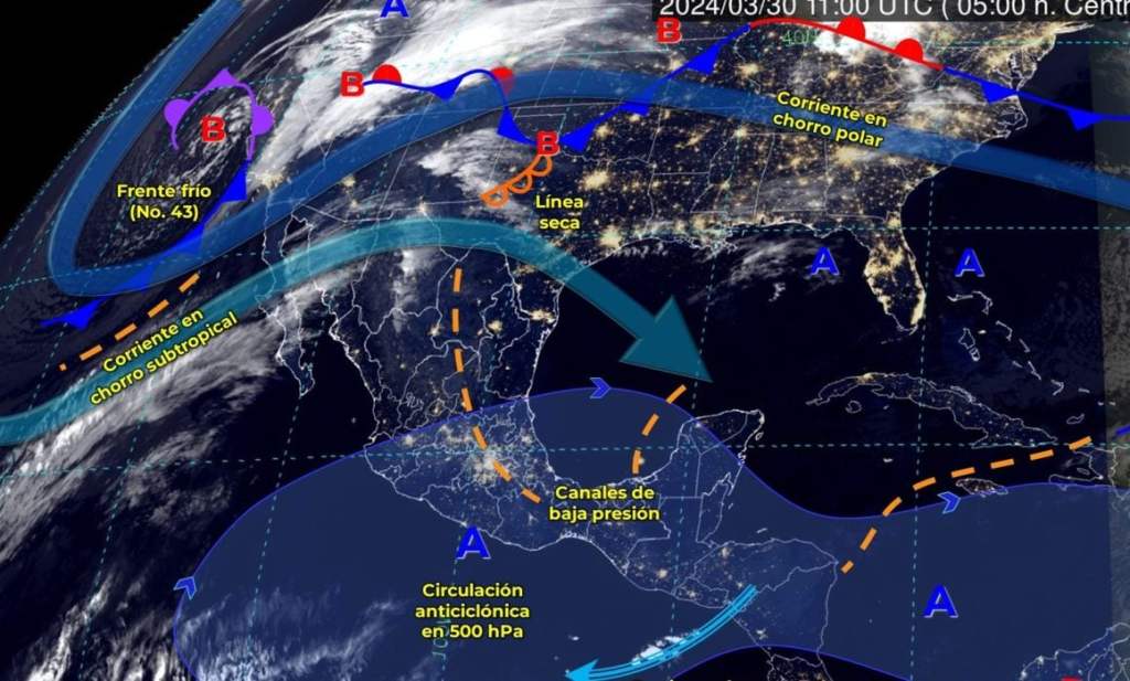 #Yucatan Caluroso sábado para la Península de&nbsp;Yucatán