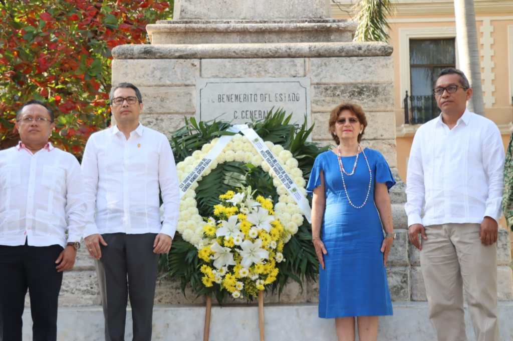 #Yucatán Conmemoran el CLV Aniversario Luctuoso del General #ManuelCepedaPeraza