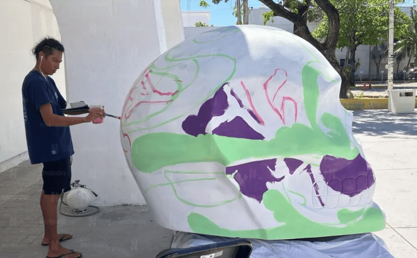 #QuintanaRoo #Cancún: Reconocen talento local en exposición de ‘Mexicráneos’