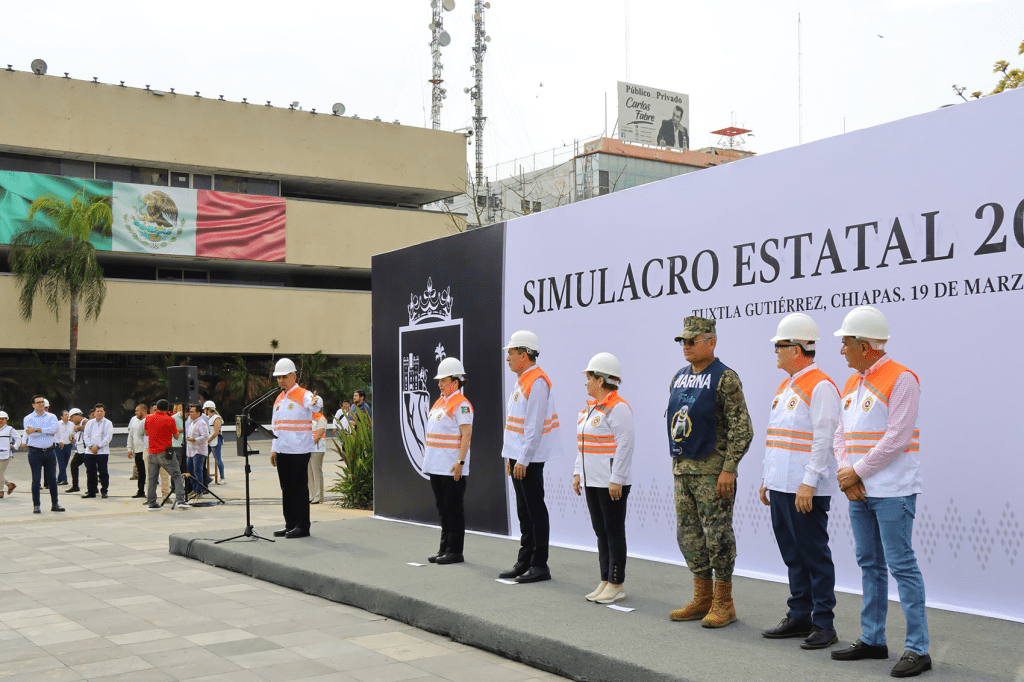 #Chiapas Más de 400 mil personas participan en Simulacro Estatal&nbsp;2024