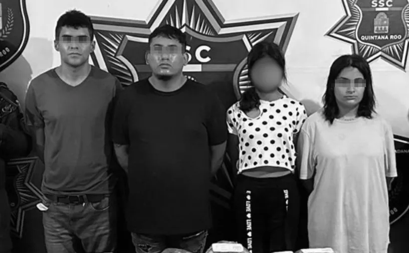 #QuintanaRoo Detienen a cuatro jóvenes durante transacción de drogas en&nbsp;#Cancún