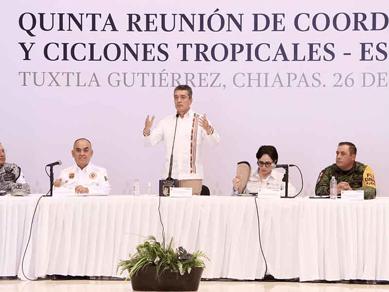 #Chiapas Evalúan riesgos ante llegada de lluvias y&nbsp;ciclones