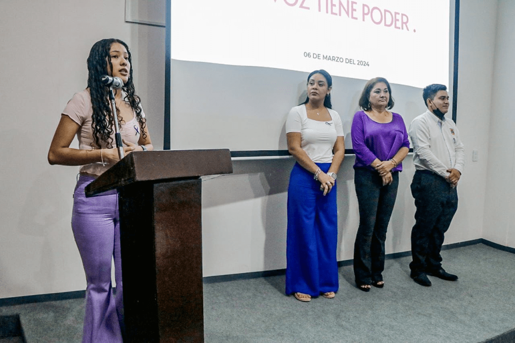 #Chiapas Realizan plática “mi voz tiene poder”, en el marco del día internacional de la&nbsp;mujer