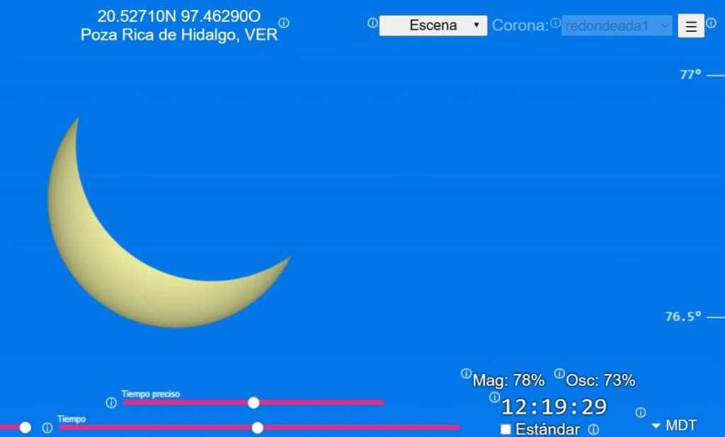 #Veracruz Eclipse se podrá ver de modo parcial en Poza Rica el 8 de&nbsp;abril
