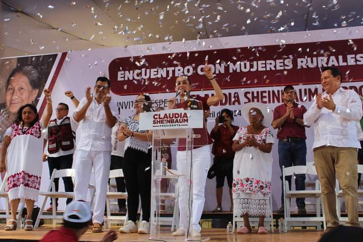 #Yucatán Respalda #ClaudiaSheinbaum a la mujeres en&nbsp;#Ticul