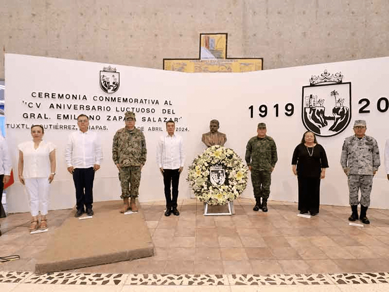 #Chiapas Conmemoran 105 Aniversario Luctuoso de Emiliano&nbsp;Zapata