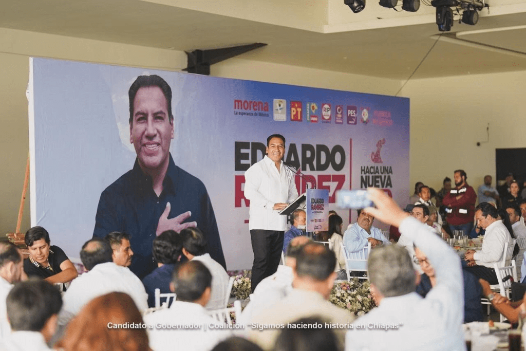 #Chiapas Vamos a trabajar por un estado transformador:&nbsp;#EduardoRamírez
