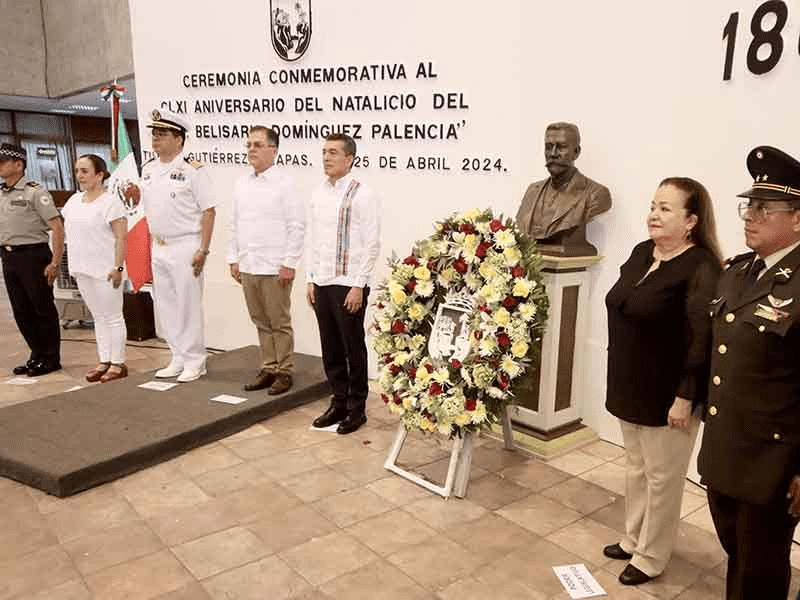 #Chiapas Recuerdan a Belisario Domínguez en su&nbsp;natalicio