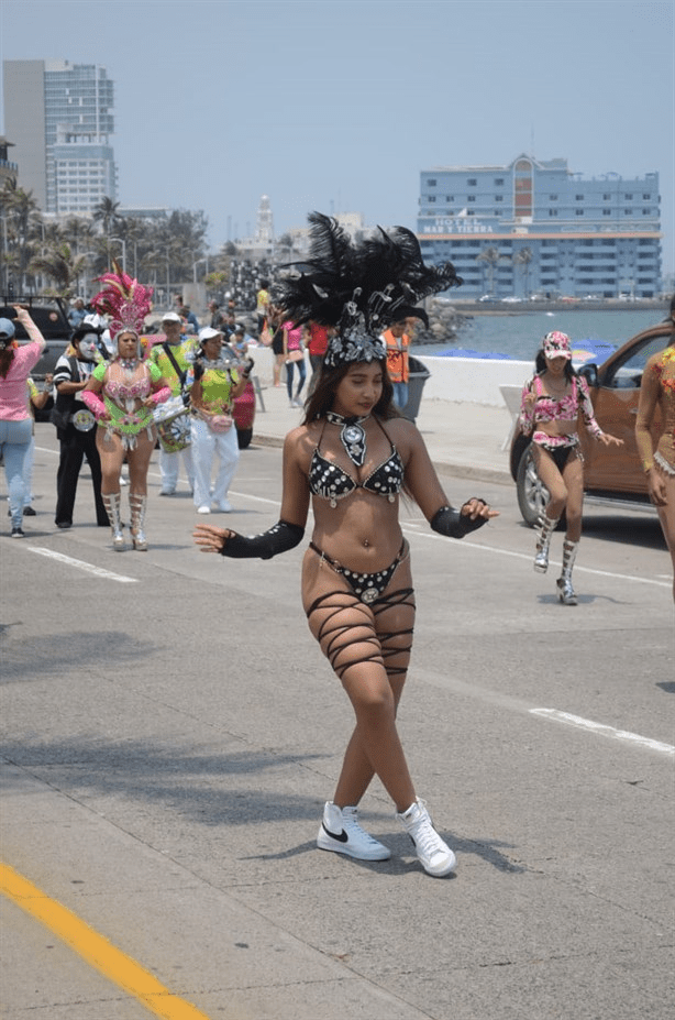#Veracruz Realizan segunda Rumbata del Carnaval&nbsp;2024