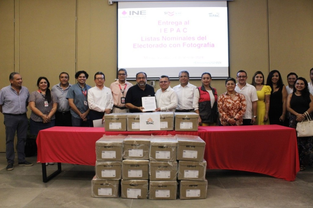 #Yucatán Recibe #INE Listados Nominales para Jornada Electoral 