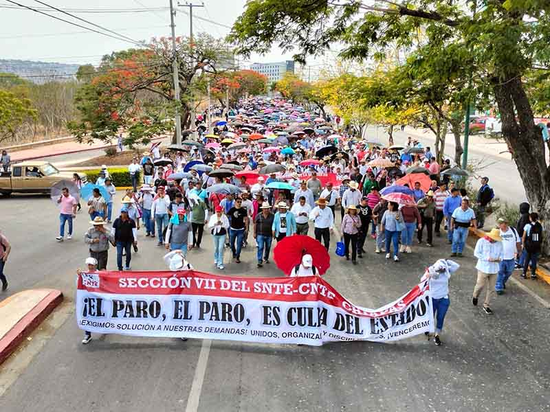 #Chiapas Paro y actos desestabilizadores