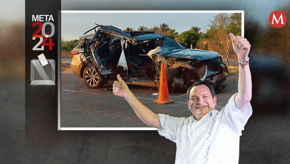 #Yucatán #HuachoDíaz sufre accidente automovilístico en trayecto hacia&nbsp;#Mérida