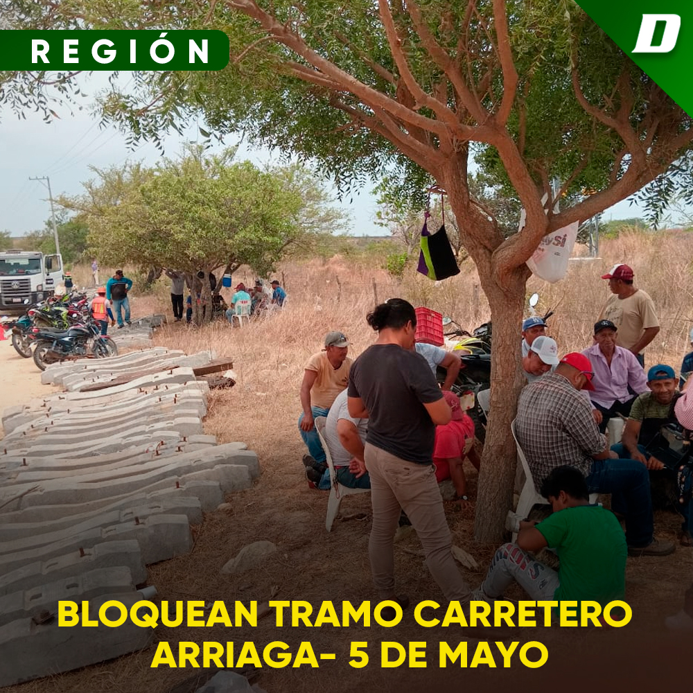 #Chiapas Bloquean tramo carretero #Arriaga-&nbsp;#5deMayo