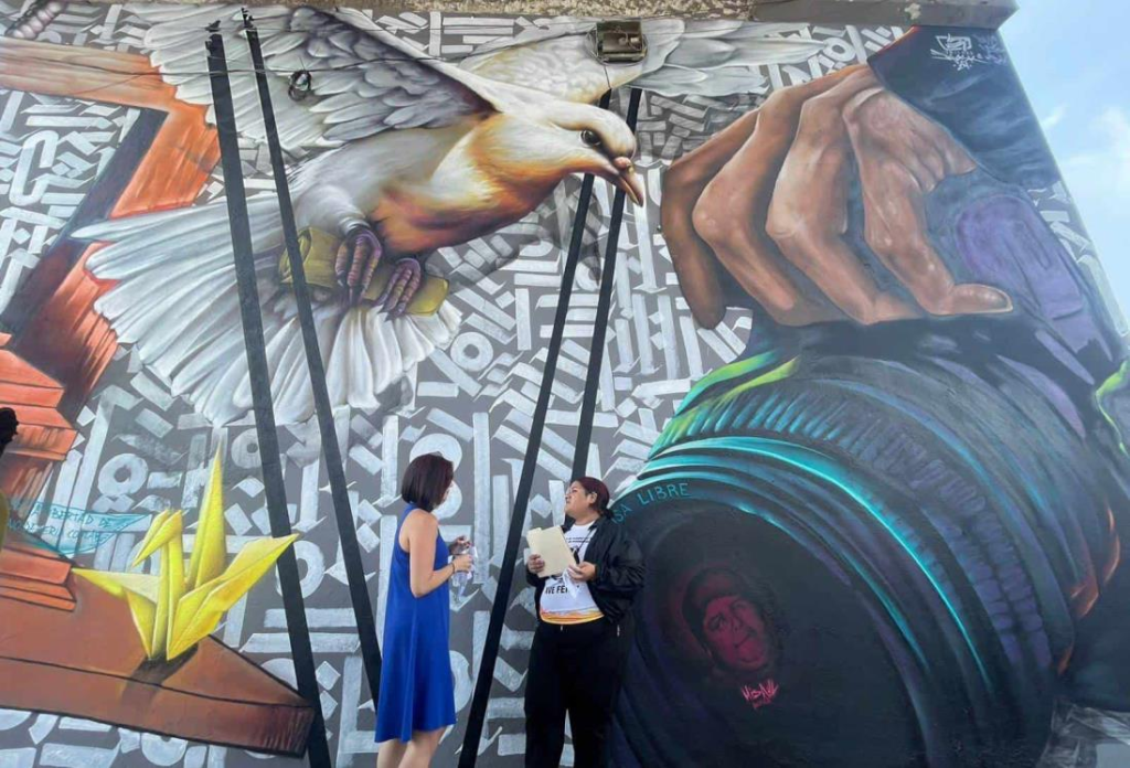 #Veracruz Develan el mural Libres, para exigir justicia por periodistas&nbsp;asesinados