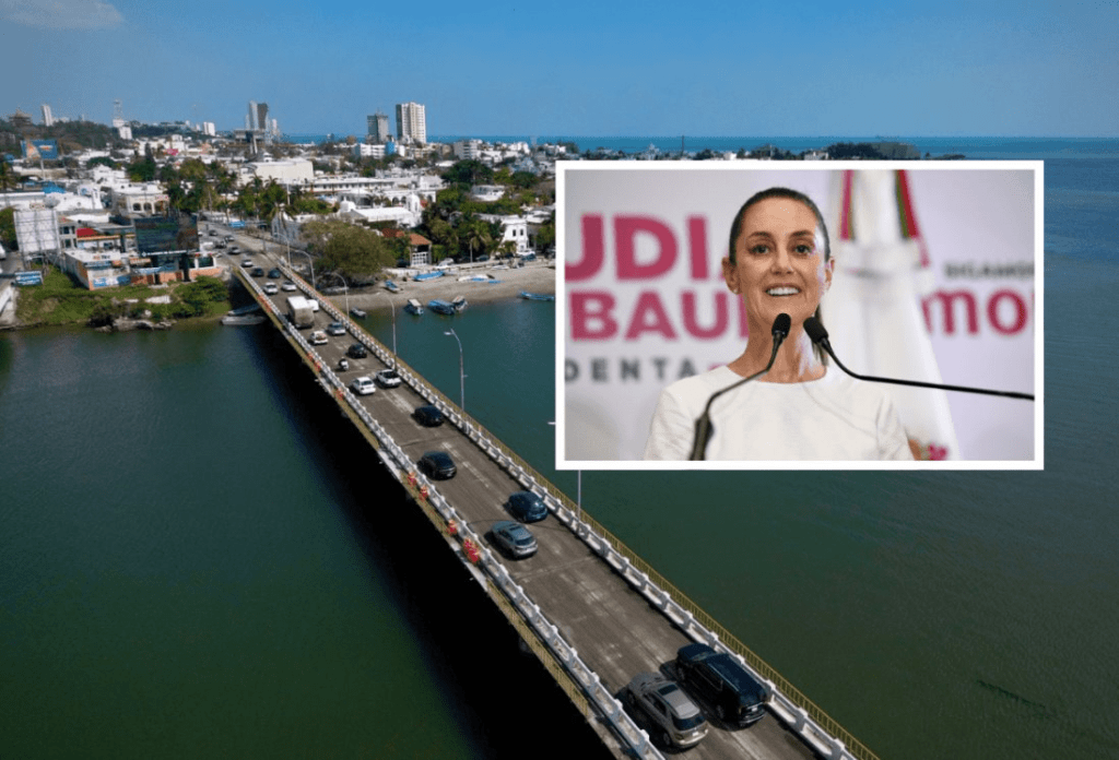 #Veracruz Acceso al puerto y puente de #BocadelRío, obras que promete #ClaudiaSheinbaum para el&nbsp;puerto