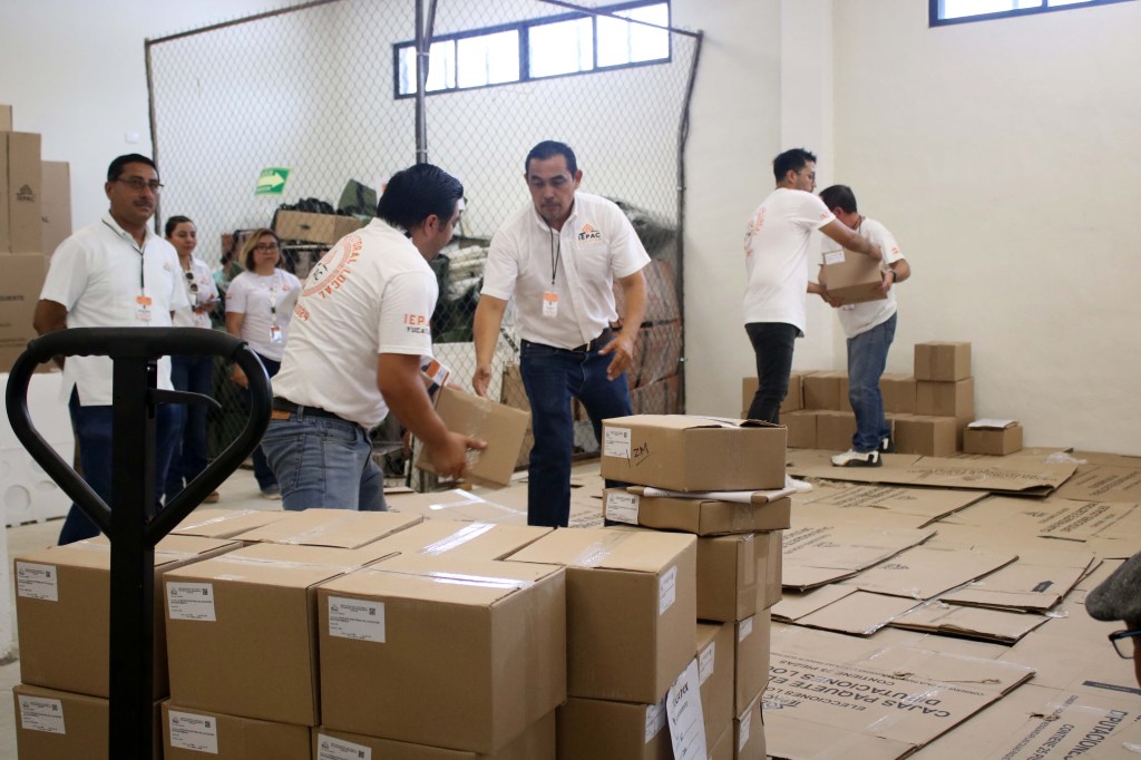#Yucatán Llegan boletas electorales para elecciones locales del 2 de&nbsp;junio