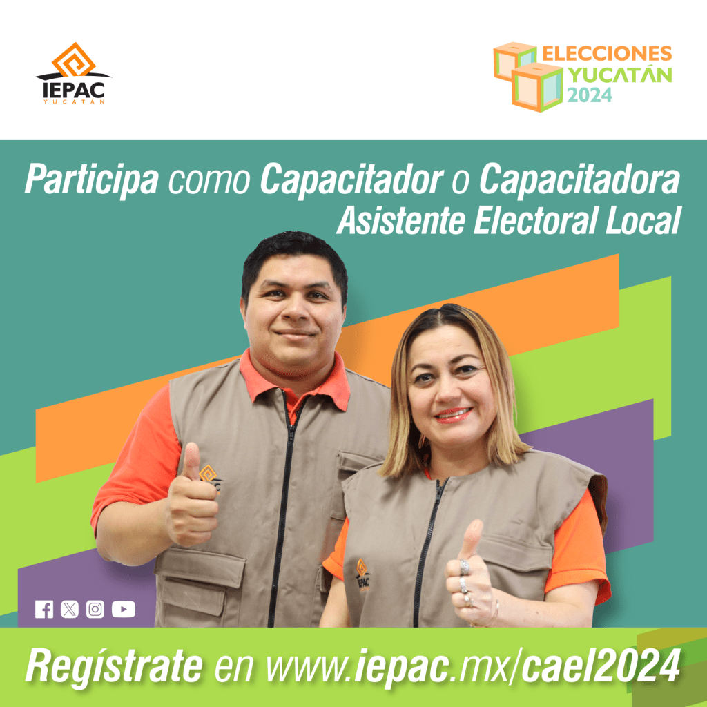 #Yucatán Convocan a la ciudadanía en general a participar como Capacitadores Asistentes Electorales&nbsp;Locales