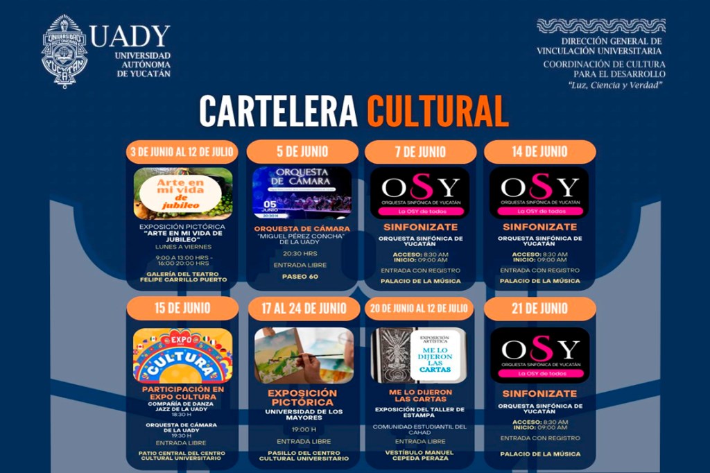 #Yucatán #UADY realizará un mes de actividades&nbsp;culturales