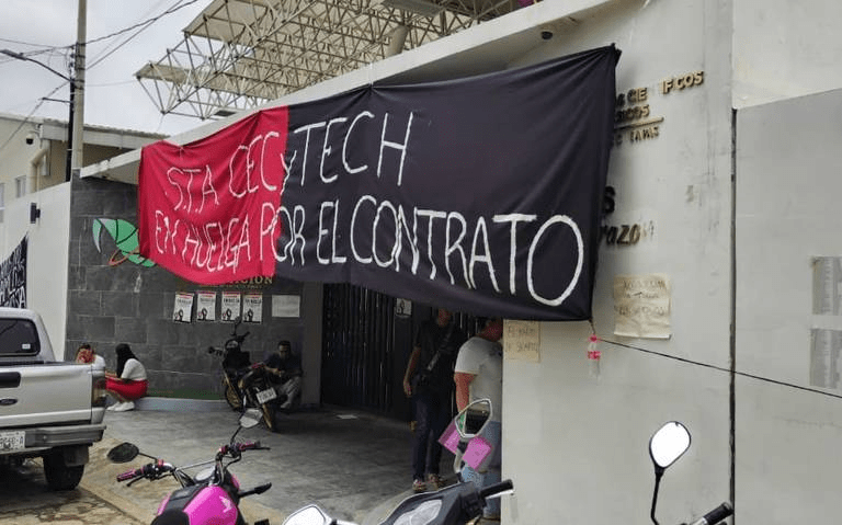 #Chiapas 43 días de huelga en #ColegiodeEstudiosCientíficosyTecnológicos