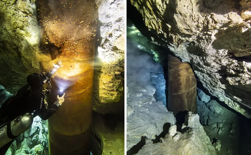 #QuintanaRoo: activistas exhiben corrosión en pilares que sostienen al&nbsp;#TrenMaya