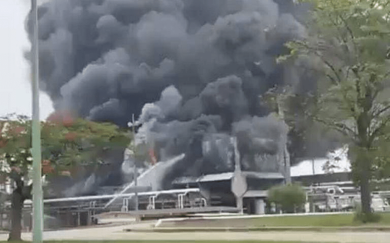 #Chiapas Vuelve a explotar complejo de #Pemex en&nbsp;#Reforma