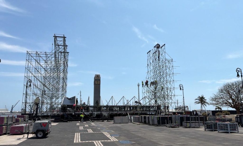 #Veracruz Afina detalles Secver para el Festival Puerto Sonoro en la Macroplaza