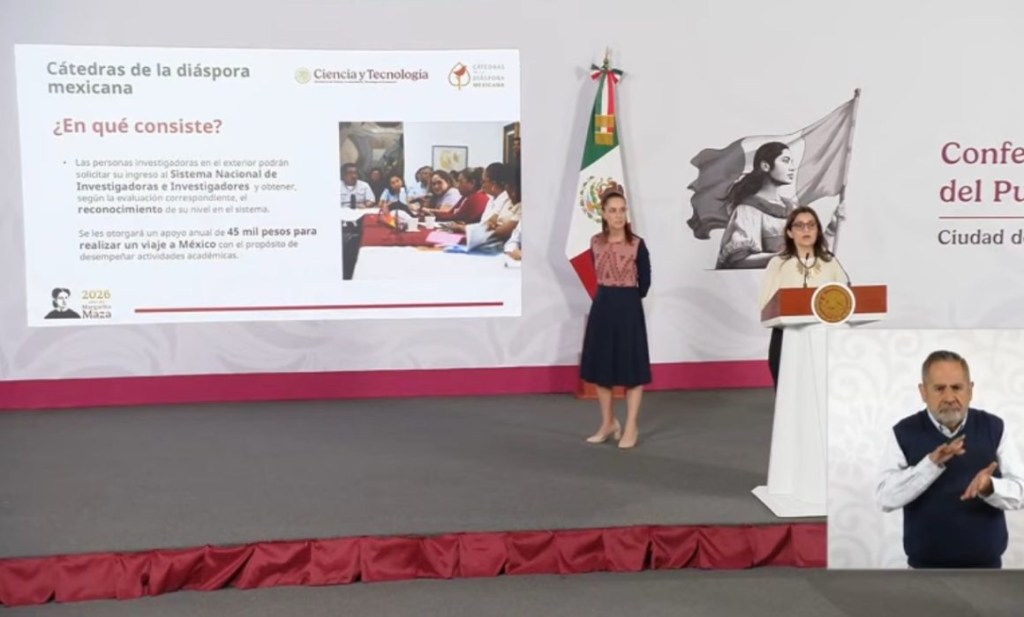 #Nacional Plantea Sheinbaum que investigadores del extranjero den clases en México
