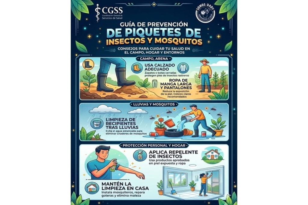 #Yucatan Ante temporada de lluvias, UADY refuerza cultura de prevención contra el&nbsp;dengue