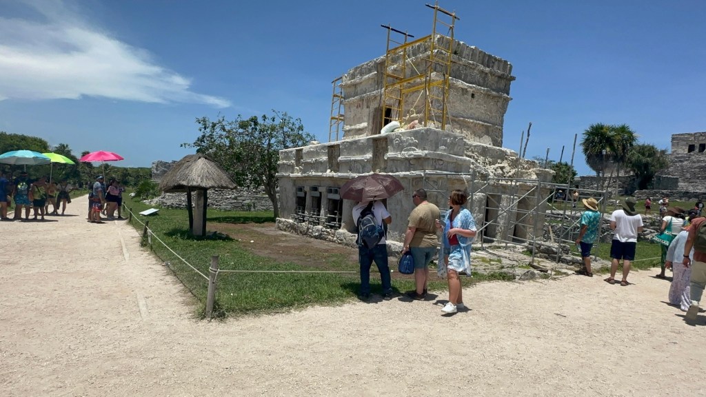 #QuintanaRoo La zona arqueológica de Tulum recibe en promedio mil visitantes al&nbsp;día