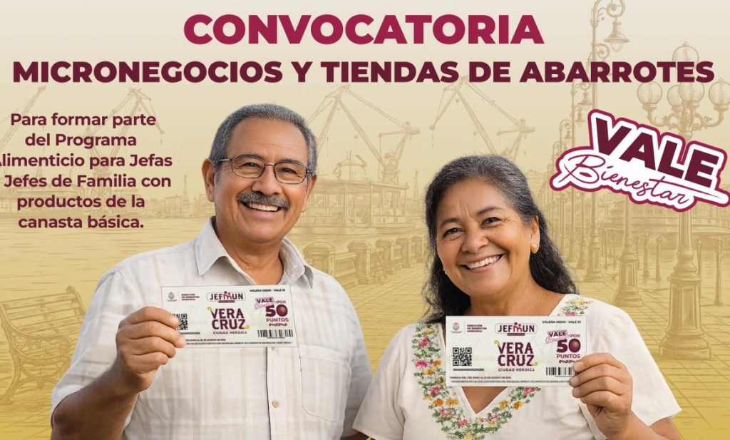 #Veracruz Anuncia Rosa María JEFMUN, programa que apoyará a familias vulnerables