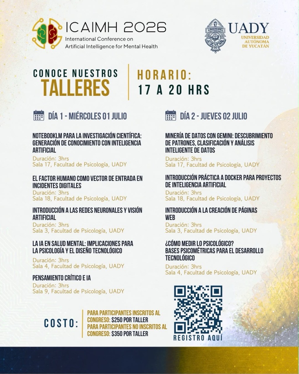 #Yucatan UADY será sede de conferencia internacional sobre IA y salud mental&nbsp;2026
