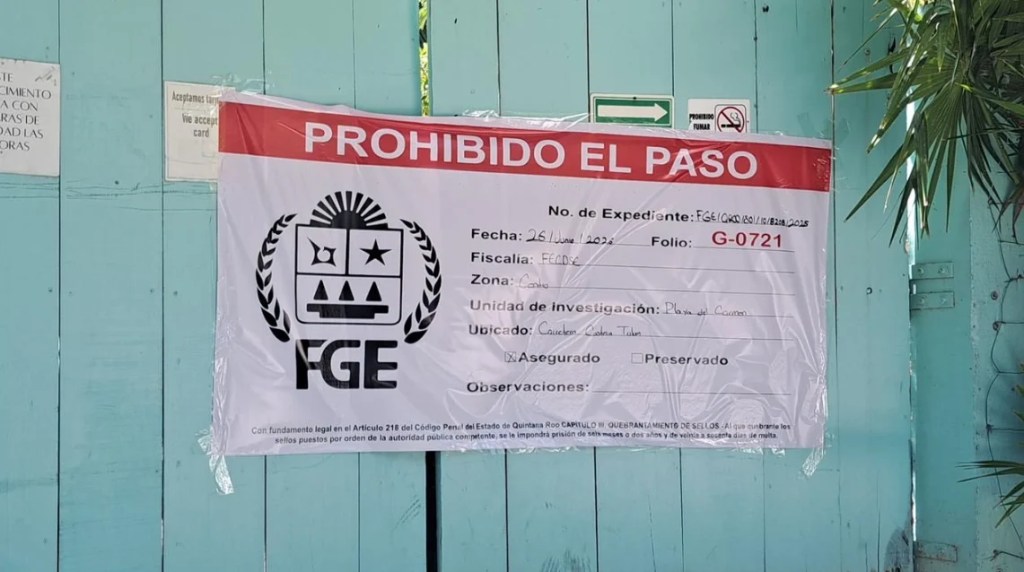 #QuintanaRoo FGE QRoo asegura dos hoteles ubicados dentro del Parque del Jaguar
