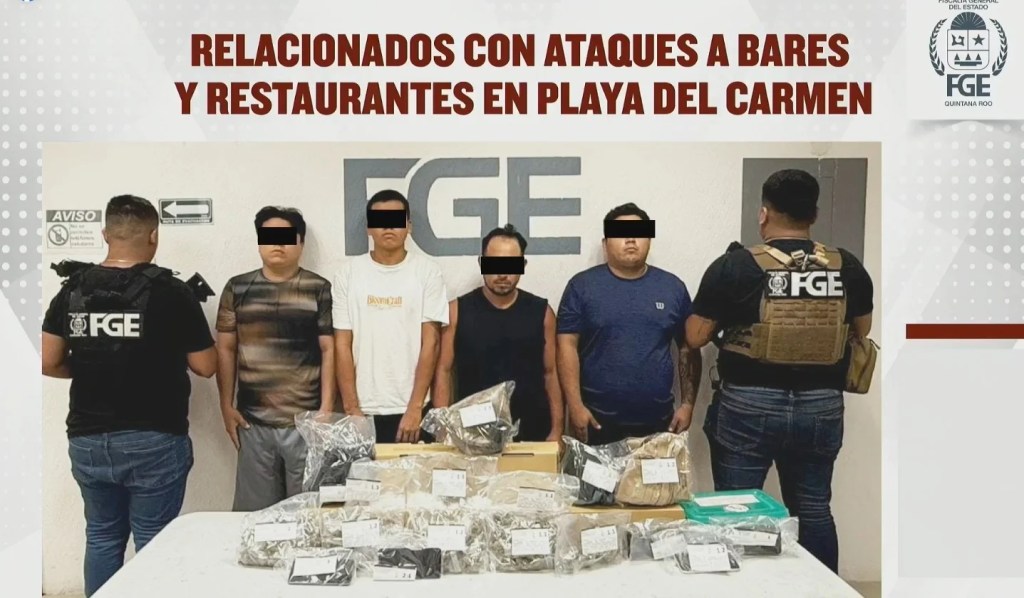 #QuintanaRoo Desarticulan en Playa del Carmen célula criminal ligada a ataques contra bares y dos&nbsp;homicidios