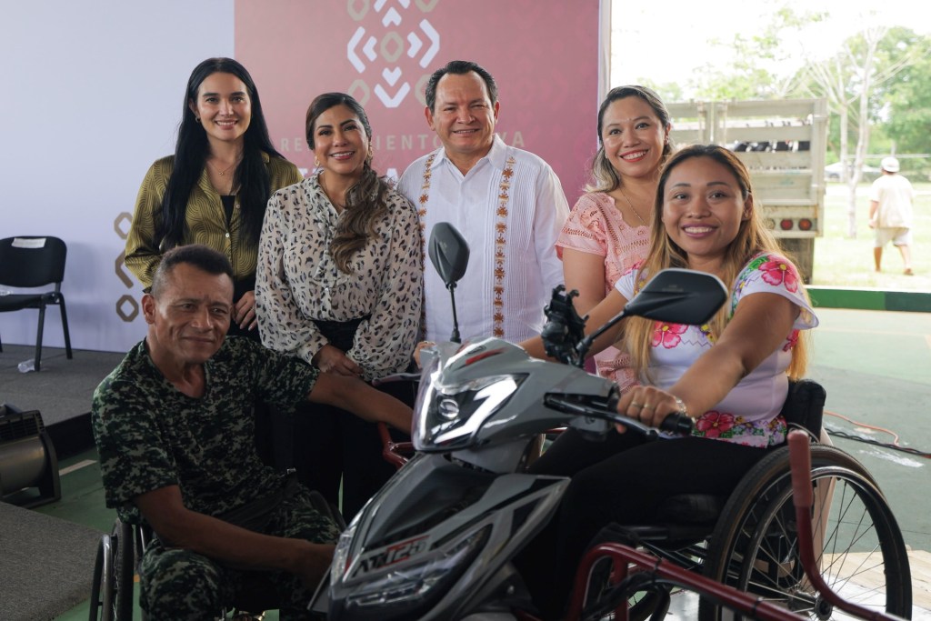 #Yucatan Dotan de motos adaptadas a decenas de personas con discapacidad en&nbsp;Yucatán