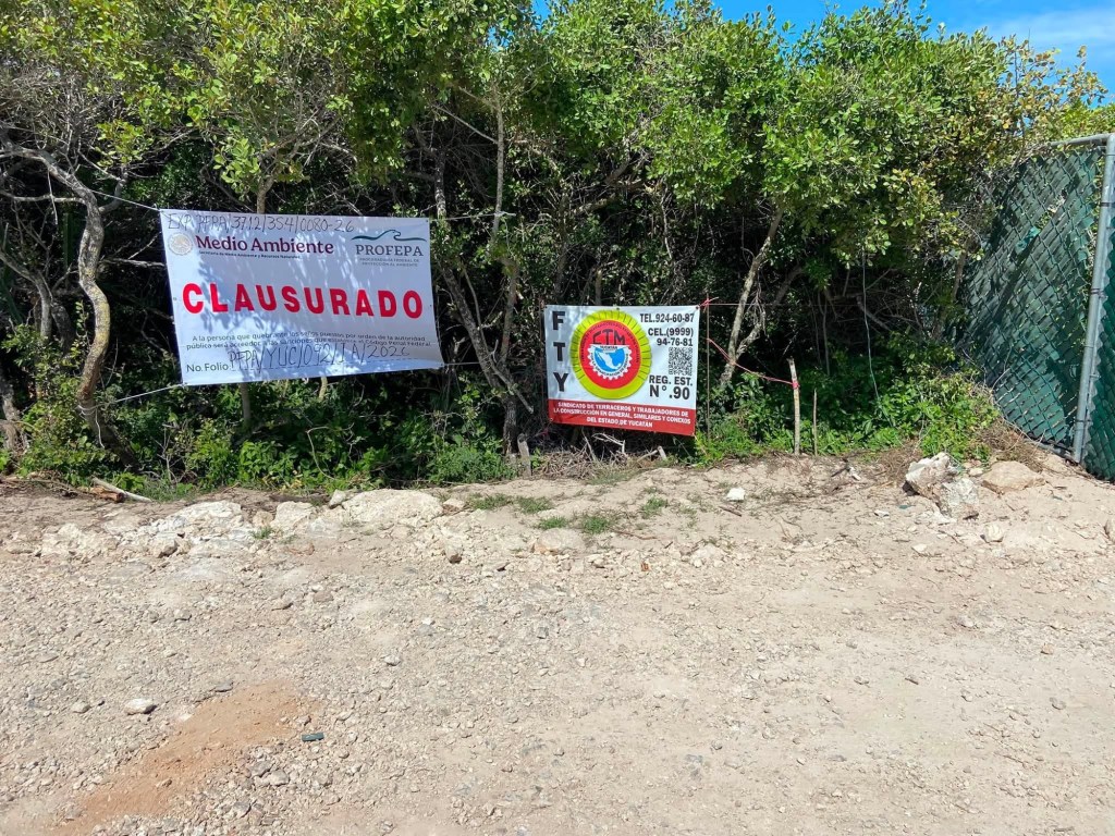 #Yucatan Profepa clausura ‘Las Dunas’, el proyecto inmobiliario en Chuburná,&nbsp;Progreso&nbsp;