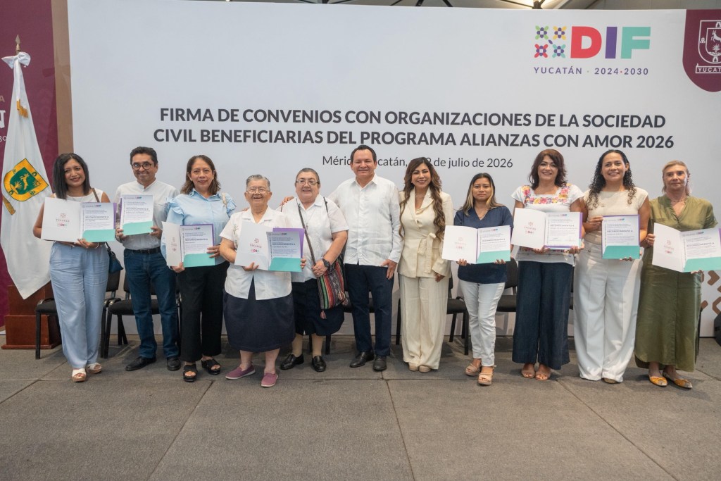 #Yucatan Entregan 27.6 mdp a organizaciones civiles altruistas de Yucatán
