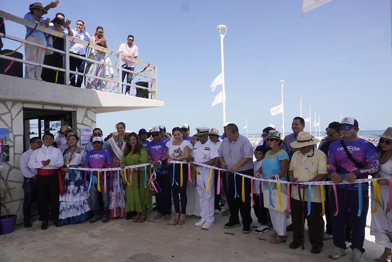 #Campeche Inauguran Muelle Turístico »Rosa de los Vientos» para fortalecer la oferta turística en Campeche
