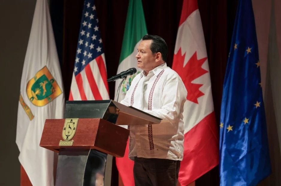 #Yucatan Díaz Mena refuerza la participación de Yucatán en procesos de integración económica internacional