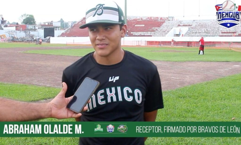 #Veracruz Abraham Olalde, firmado por Bravos de León desde los 14 años