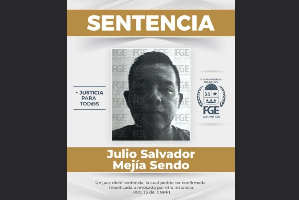 #QuintanaRoo Condenan a sujeto a 120 años de cárcel por violar a su hijastra